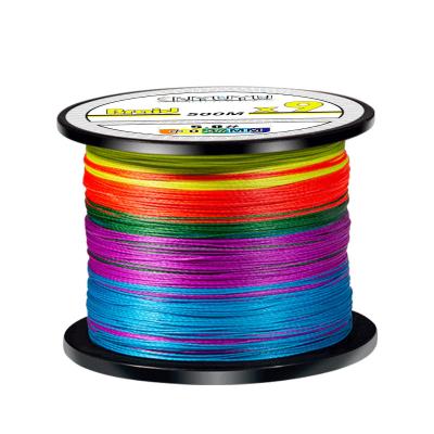 China Factory Direct Sales Hot Sale 9 Strands Braided Fishing Line Float Marker 500M PE Line for sale