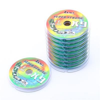 China Float Locator Factory Main Product Elastic Strands High 9 Braided Fishing Line 1000M PE Line for sale