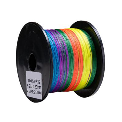 China 2020 New Arrivals Design 9 Strands Braided Fishing Line Float Marker 600M PE Line for sale