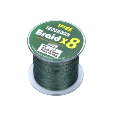 China Float Marker Spot 8 Strands Wholesale Braided Fishing Line 300M PE Line for sale