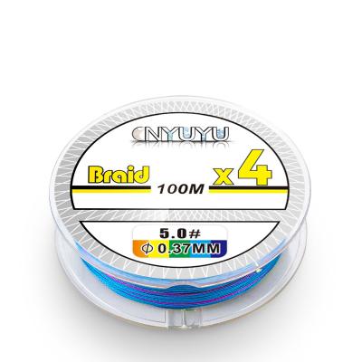 China New Style Ocean Beach 4 Strands Braided Fishing Line Float Locator 100M PE Line for sale