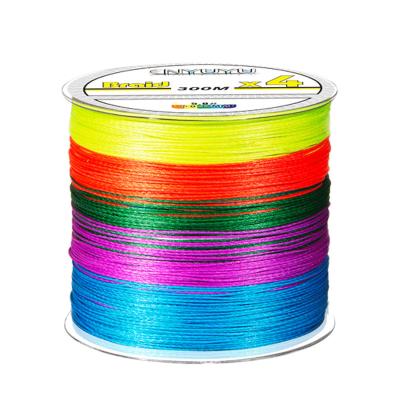 China Float Locator New Fashion Models Custom Design 4 Strands Braided Fishing Line 300M PE Line for sale