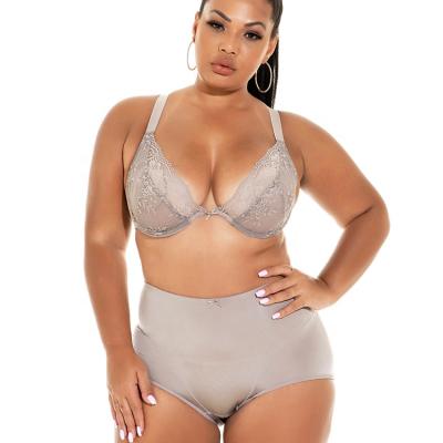 China Ladies breathable luxury lace yarn sexy bra plus size bra and brief sets high quality bras for sale