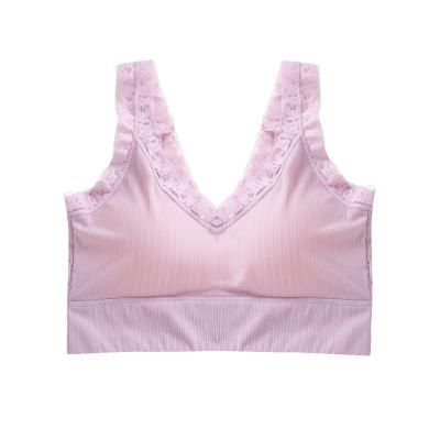 China Low Price Antibacterial Radio Gather Thin Cup Bra No Wire Lift Seamless Bra Bras Women for sale