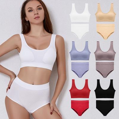 China Hot Sale QUICK DRY Ladies Starwin OEM&ODM Seamless Bra and Panties Sets Sexy Hot Backless Lace Cup Size Bra and Underwear Sets for sale