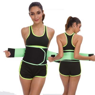 China Customized Logo Breathable Trimmer Girdle Sweat Belt Slimming Band Weight Loss Sports Fitness Waist Trainer Belt for sale