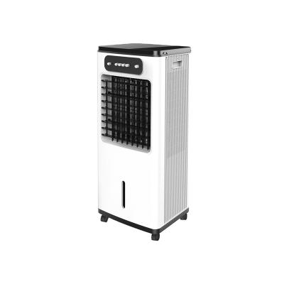 China Hotel 10 Liter Mini Water Tank Remote Floor Standing Air Cooler Evaporative Cooler Portable AC Portable Air Conditioner for sale