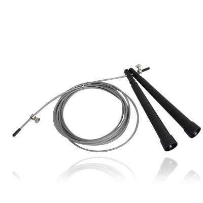 China 2022 New Design Fitness Smart Black PP+PVC Steel Wire Jump Rope With Bearing for sale