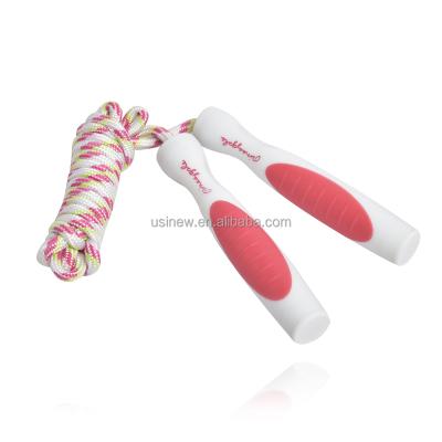 China TPR the long handle jump rope/cotton rope for sale