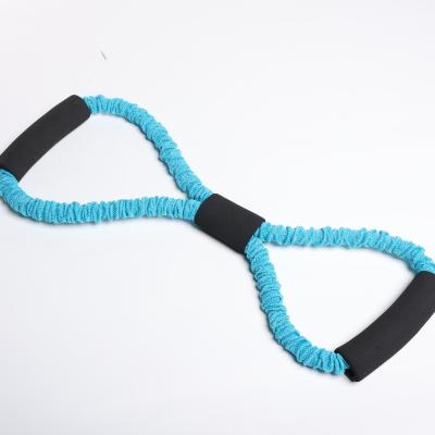 China Portable Home Exercise Yoga Supplies 8 Word Chest Expander Rope Elastic Band Exercise Equipment for sale