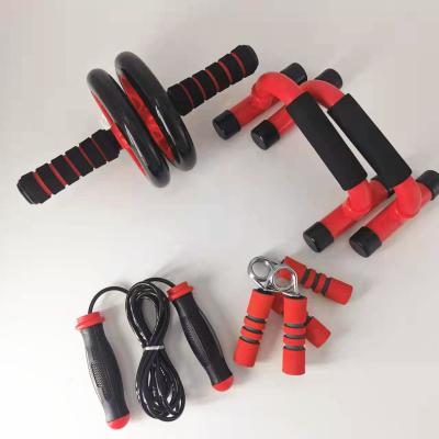 China Supplier Direct Selling Universal Chinese Home Fitness 6 in 1 Ab Wheel Roller Kit for sale