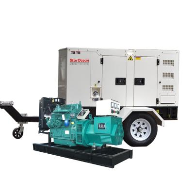 China Deutz Trailer Movable Diesel Generators Backup Power Generation for sale