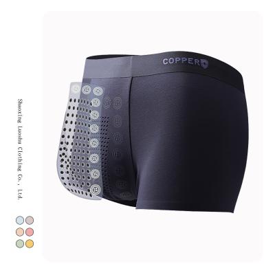 China Antibacterial Custom Men's Boxer Briefs Mid Waist Underwear Mens Panties Modal 60 Count Men's Breathable Underwear for sale