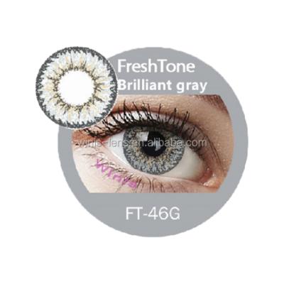 China Contact lenses from FreshTone Jupiter Brilliant Gray Plano FTCL for sale