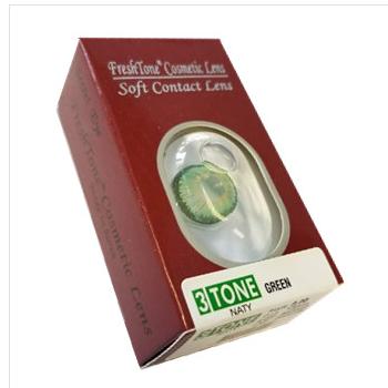 China 3 tone naty 15 mm freshtone color cosmetic contact lenses from Korea FTCL for sale