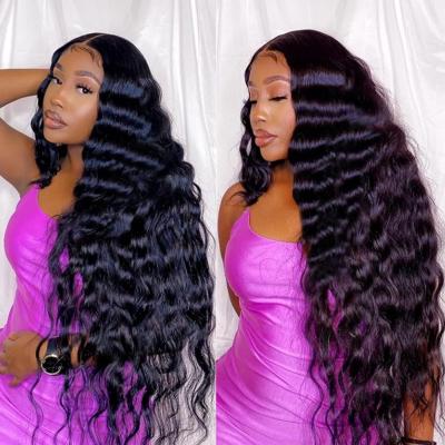 China 28 Inch New Arrival Hot Sale 8A Body Wave No Glueless Unprocessed Exclude V Part Curly Straight Natural Hair Wigs Real Seller for sale