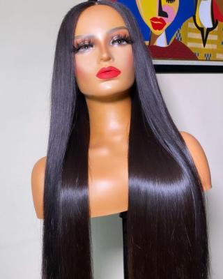 China Swiss Lace Vendor Stock 4X4Hd Transparent Swiss Lace Wigs Hair Lace Front Wig Vendor Brazilian Virgin Hair Natural Wigs for sale