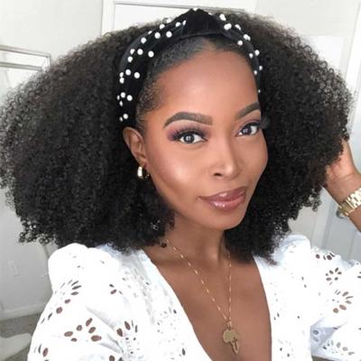 China Body Wave/Straight Curly/Kinkycurly/Afro Curly Wigs MYLOCKME Virgin Hair Bob Wig Factory Price Human Headband With Headband Full Machine Remy Brazilian Wig for sale