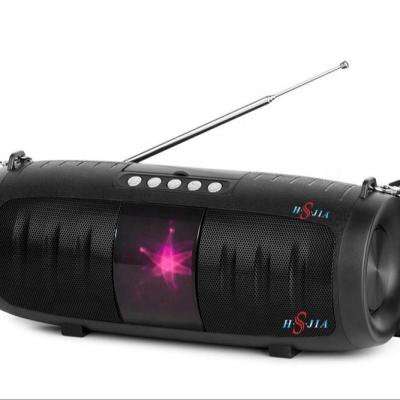 China 2020 New Radio Amplifier Large Portable Wireless Amplifier Speaker Power Speaker LED Light for sale