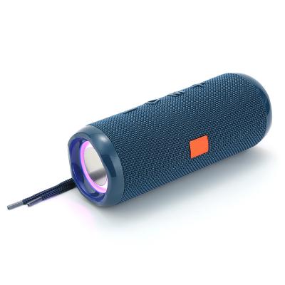 China Wireless charger for cell phone HS-2591 fashioned style wireless stereo speaker textile fabric outdoor speaker with led light perfect for party for sale