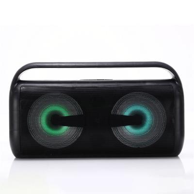 China Wireless Charger for HS-2721 Portable Cell Phone Party Speaker Stereo with Wireless Microphone Colorful Lights, Support Rechargeable FM Radio for sale