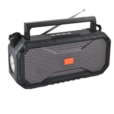 China Visual Outdoor Rechargeable FM Radio Portable Table Gaming Speaker Wireless Speaker with USB Torch for sale