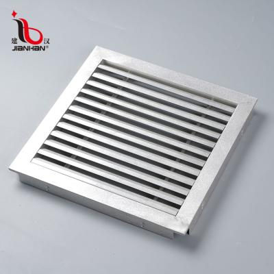 China Modern Customized Waterproof Aluminum Square Ventilation Grilles Vent Spout Decoration Canopy Grille for sale