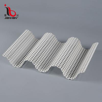 China Modern Corrugated White Color Pegboard Exterior Metal Wall Covering Single Sheet Curtain Wall Corrugated Cladding Panels for sale