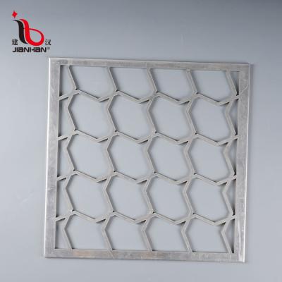 China Modern Fireproof Metal Panel Laser Cut Perforated Aluminum Carved Curtain Wall Panels for sale