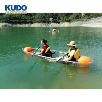 China Double Sit In The Ocean Kayak CE Certification 1-2 Capacity Clear Bottom Plastic Fishing Kayak (Person) For Sale for sale