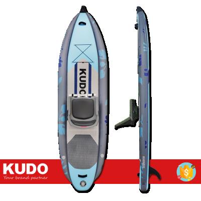 China Very Stable Double Wall Point Drop iSUP Inflatable Paddle Board Fishing for sale