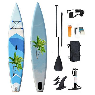 China Main Chain Surfboard Eggshape Sea Surf Board Factory Foam Soft Top Inflatable Rack Up 14' SUP Stroke Paddle Board Surfboard Factory for sale