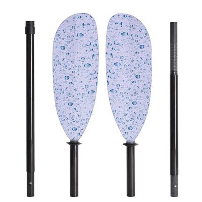 China 4 Pieces Whitewater Carbon Fiber SUP Board Wing Canoe Kayak Paddle Raft Paddle New Arrival for sale