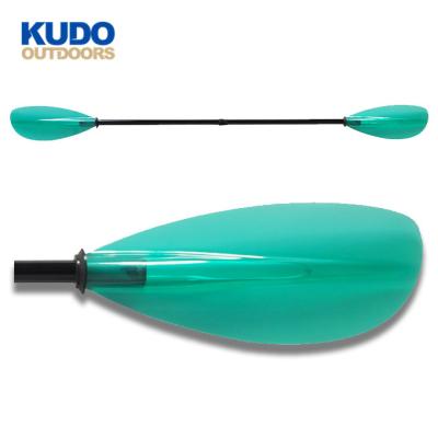 China Outdoor Activity China Factory Fasion Design Two Piece Clear Kayak Wing Paddles For Sale for sale