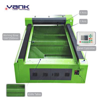 China Laser Engraving Vanklaser 150w Strong 1325 Machine Body CO2 Laser Cutting Machine for sale