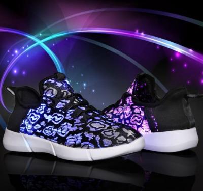 China Fashion Trend Couples LED Casual Luminous Shoes Men And Women Colorful Shoes for sale