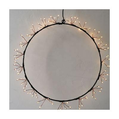 China Other New Arrive 30Cm Firework Outdoor Garden Waterproof Holiday Ring String Lights for sale