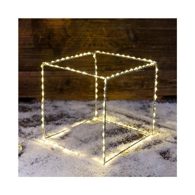 China Other Home Decoration Customized 2022 Size Adjusted Led Copper Wire String 3D Pattern Light for sale