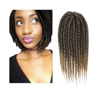 China Synthetic Fiber Twist Crochet Braids Synthetic Hair High Temperature Fiber Braid Crochet Hair Extension for sale