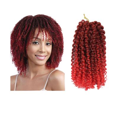 China Mali Bob Twist Crochet Hair Kinky Crochet Hair Extensions Solid Curly Synthetic Fiber Ombre Color Synthetic Fiber for sale