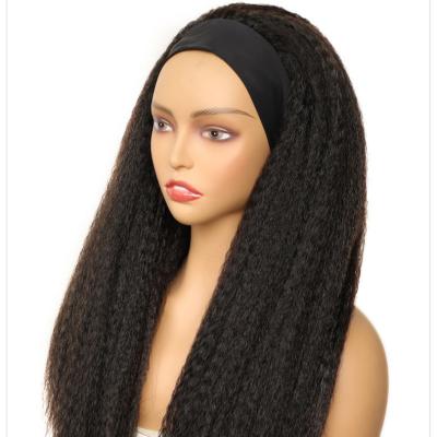 China The new swinger curl factory direct sales good quality sale new styles swinger curly synthetic headband wigs for black women for sale