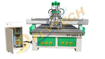 China New 3 pneumatic cylinder woodworking CNC Router with DSP control system made in 2014 for sale