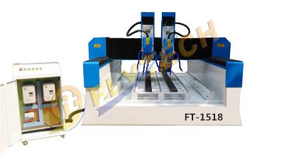 China Latest 3 axis Two heads EPS cutting machine for stone/wood mold/metal engraver for sale