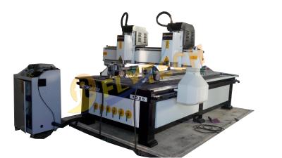 China two heads CNC woodworking machine with NK105 system for sale