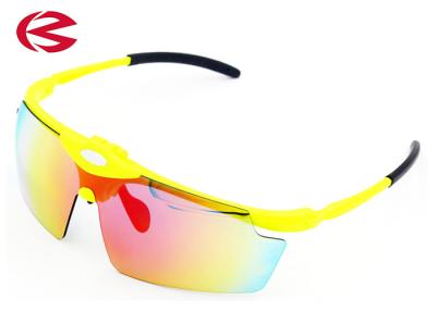 China Anti Ultraviolet Polarized Sport Sunglasses With Changeable Lenses , Multi Lense Cycling Glasses for sale