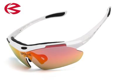 Chine Lunettes de soleil à haute impression d'équitation de vélo avec des verres interchangeables, anti verres de sûreté d'éraflure à vendre