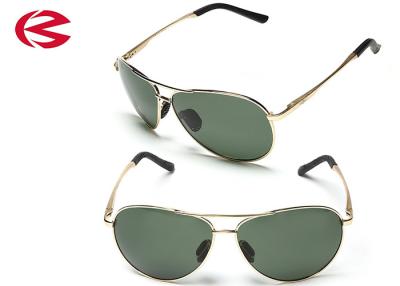 China Shatter Resistant Oversized Aviator Sunglasses With Soft Rubber Nosepad for sale