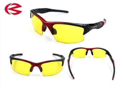 Chine Lunettes de soleil optiques de sports d'intérieur de lentilles de jaune d'OEM pour éraflure de jeu d'ordinateur l'anti à vendre