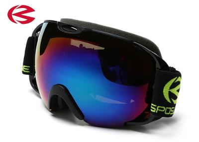 China Van de de Lensski van antimistmensen Dubbele REVO van het de Beschermende brillen Zwarte Kader van Snowboard de Wintersport Eyewear Te koop