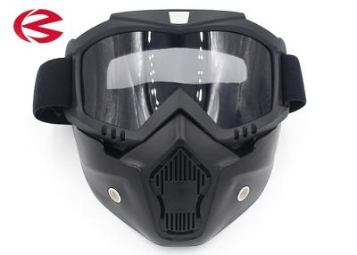 China 100% Beweis-Motorrad-Reitschutzbrillen-volles Gesichts-taktische Maske Staub-UV400 zu verkaufen